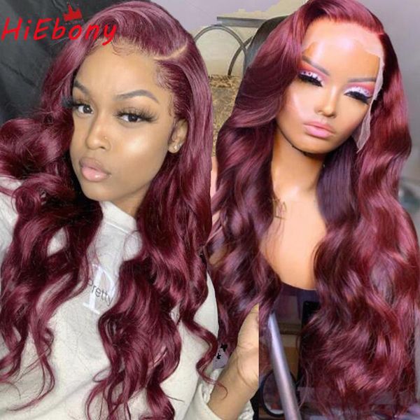 lace wigs hiebony #99j preplucked remy human hair front wig burgundy loose wave 180% density 13x6 glueless part, Black;brown
lace wigs hiebony #99j preplucked remy human hair front wig burgundy loose wave 180% density 13x6 glueless part, Black;brown