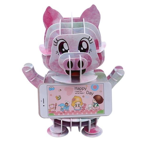 new style pig 3d jigsaw puzzle diy handmade cardboard creative mobile phone holder kid toy children's day gift
new style pig 3d jigsaw puzzle diy handmade cardboard creative mobile phone holder kid toy children's day gift