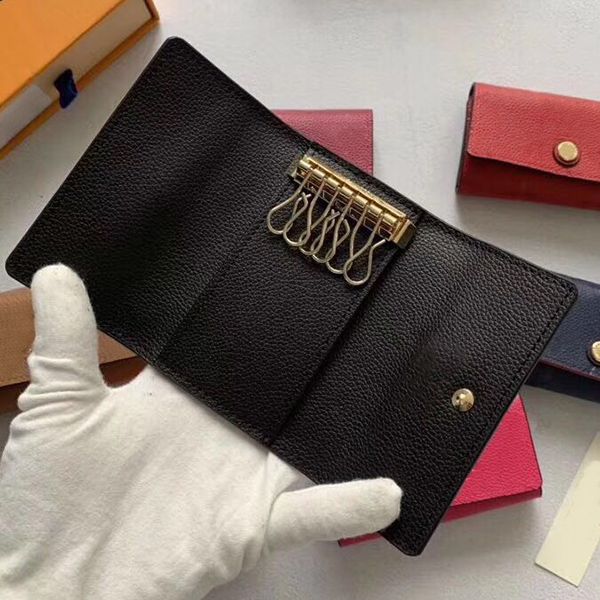 new fashion multicolor leather key holder short designer six key wallet women classic zipper pocket men design key chain, Red;blue
new fashion multicolor leather key holder short designer six key wallet women classic zipper pocket men design key chain, Red;blue