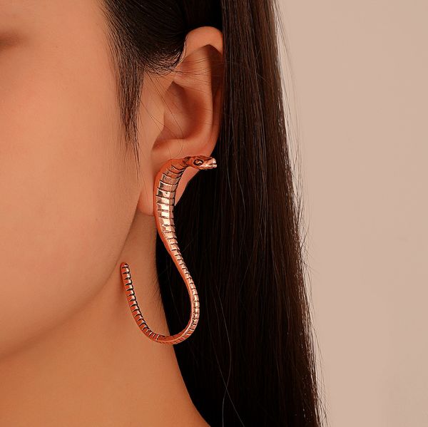 s2731 fashion jewelry retro metal snake earrings exaggerated snakes stud earrings, Golden;silver 
s2731 fashion jewelry retro metal snake earrings exaggerated snakes stud earrings, Golden;silver