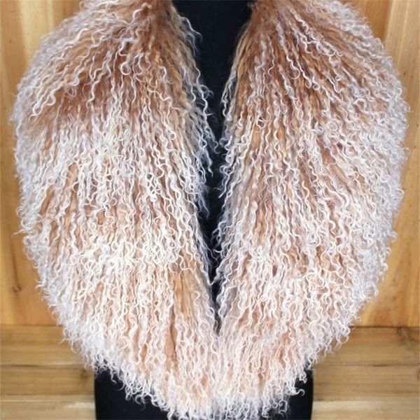 xx-large real genuine mongolian wool fur collar scarf scarve shawl wrap y201007, Blue;gray
xx-large real genuine mongolian wool fur collar scarf scarve shawl wrap y201007, Blue;gray