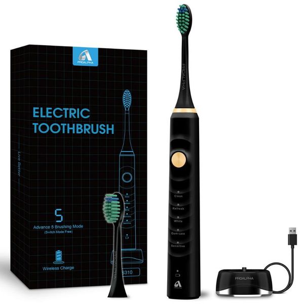 sonic electric toothbrushes proalpha rechargeable whitening travel carry tooth brush with timer 5 modes waterproof
sonic electric toothbrushes proalpha rechargeable whitening travel carry tooth brush with timer 5 modes waterproof