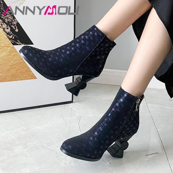 annymol woman boots high heel ankle boots zip strange style heel short round toe female shoes autumn winter black red 44
annymol woman boots high heel ankle boots zip strange style heel short round toe female shoes autumn winter black red 44