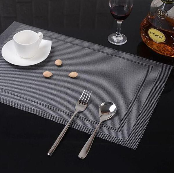 pvc dining tables placemat heat resistant sustainable mats anti slip washable table mat restaurant kitchen pad
pvc dining tables placemat heat resistant sustainable mats anti slip washable table mat restaurant kitchen pad