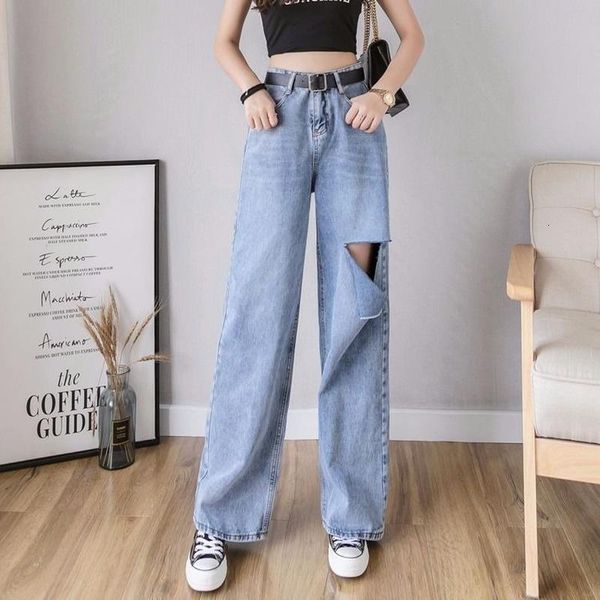 women jeans high waist ripped loose jeans 2020 summer casual denim trousers wide leg light blue streetwear fashion vintage pants
women jeans high waist ripped loose jeans 2020 summer casual denim trousers wide leg light blue streetwear fashion vintage pants