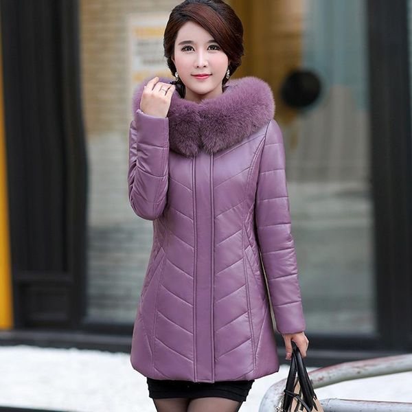 fur collar leather coat winter 2020 fashion sheepskin jacket thicken warm hooded camel long outerwear female, Black
fur collar leather coat winter 2020 fashion sheepskin jacket thicken warm hooded camel long outerwear female, Black