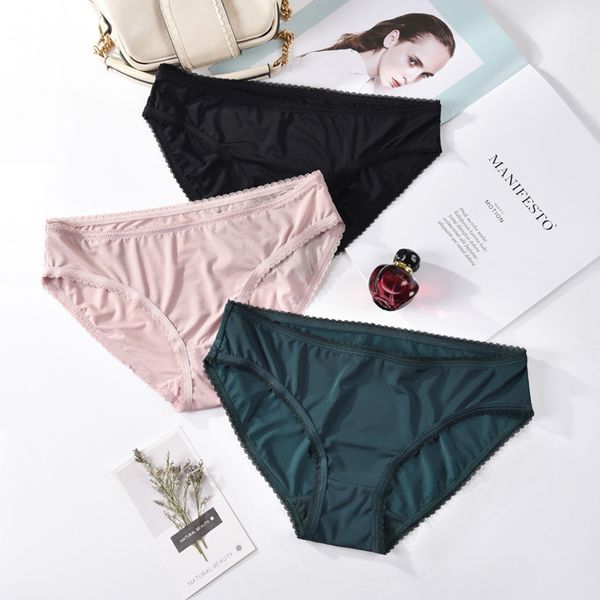 low waist ultra-thin underwear traceless ice simple triangle milk silk student pants slippery material girl, Black;pink
low waist ultra-thin underwear traceless ice simple triangle milk silk student pants slippery material girl, Black;pink