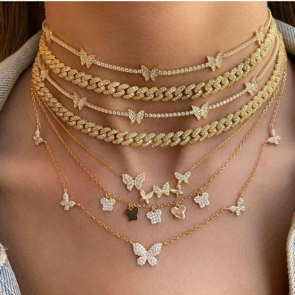 chokers 4 styles cute romantic insect zircon butterfly neck gold plated cuban chain fold collar necklace jewelry z85, Golden;silver
chokers 4 styles cute romantic insect zircon butterfly neck gold plated cuban chain fold collar necklace jewelry z85, Golden;silver