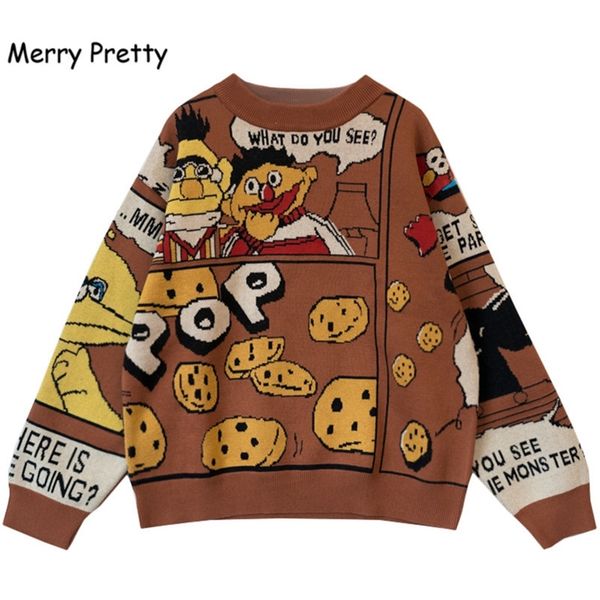 merry pretty winter thick warm sweater women funny cartoon letter printed jacquard pullovers sweaters knit drop shouder jumpers lj201112, White;black
merry pretty winter thick warm sweater women funny cartoon letter printed jacquard pullovers sweaters knit drop shouder jumpers lj201112, White;black