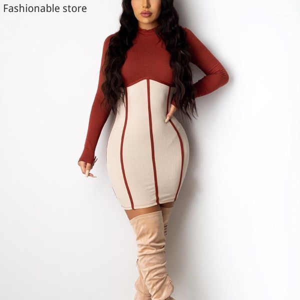 women autumn and winter new knitted dress fashion round neck slim long sleeve striped sweater dress1, Black;gray
women autumn and winter new knitted dress fashion round neck slim long sleeve striped sweater dress1, Black;gray