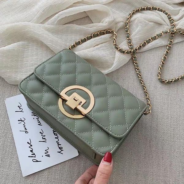 fashion square bag women's designer's handbag 2020 pu leather single shoulder bag chain diagonal messenger 
fashion square bag women's designer's handbag 2020 pu leather single shoulder bag chain diagonal messenger