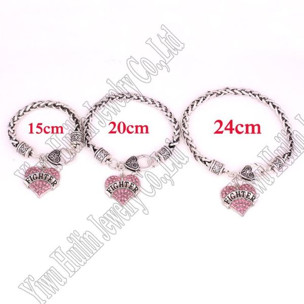 three kinds of length a set new arrival rhodium plated with sparkling crystals fighter heart pendant bracelet, Black
three kinds of length a set new arrival rhodium plated with sparkling crystals fighter heart pendant bracelet, Black