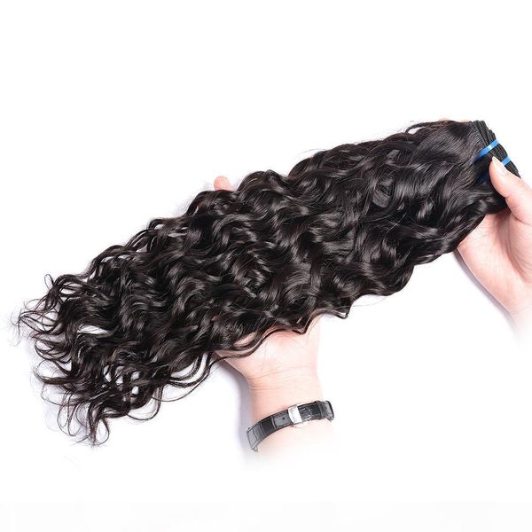 8a mink peruvian virgin hair with closure extensions 3 bundles brazilian water wave hair with 4x4 lace closure remy human hair weave, Black
8a mink peruvian virgin hair with closure extensions 3 bundles brazilian water wave hair with 4x4 lace closure remy human hair weave, Black