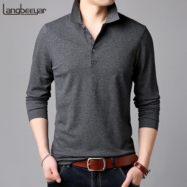 men's polos 2021 grade fashion brands shirt mens solid color long sleeve slim fit boys korean poloshirt casual men clothing, White;black
men's polos 2021 grade fashion brands shirt mens solid color long sleeve slim fit boys korean poloshirt casual men clothing, White;black
