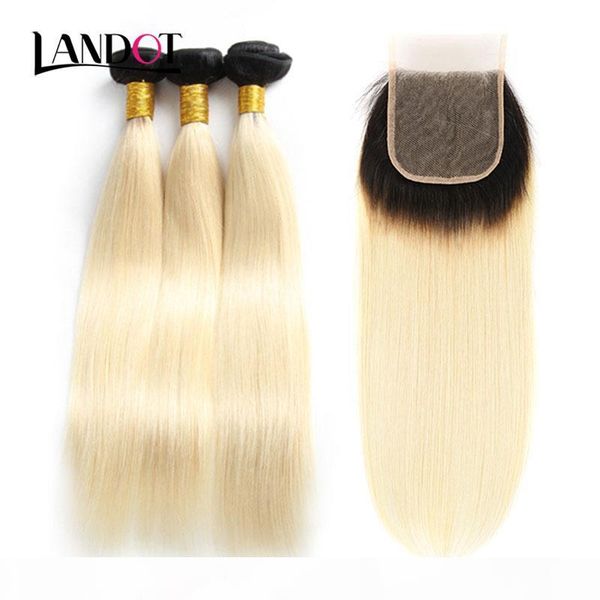 9a ombre 1b 613# bleach blonde lace closures with 3 bundles brazilian straight virgin human hair weaves peruvian malaysian hair extensions, Black
9a ombre 1b 613# bleach blonde lace closures with 3 bundles brazilian straight virgin human hair weaves peruvian malaysian hair extensions, Black