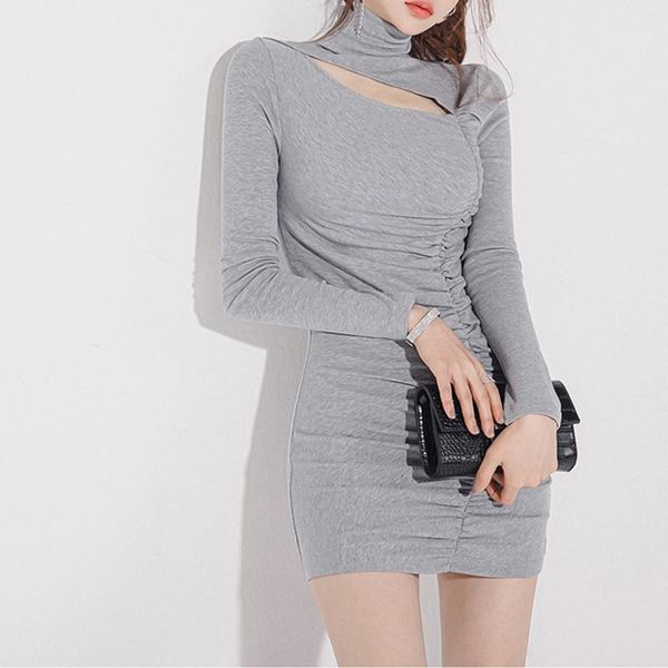 bodycon knitted sweater dress women long sleeve basic slim mini winter dress1, Black;gray
bodycon knitted sweater dress women long sleeve basic slim mini winter dress1, Black;gray