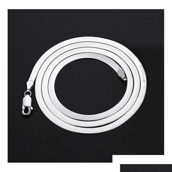 4mm silver necklace collar chunky chain short couple jewelry 925 sterling silver snake flat knife necklace chain fashion jewelry new sjh1i
4mm silver necklace collar chunky chain short couple jewelry 925 sterling silver snake flat knife necklace chain fashion jewelry new sjh1i