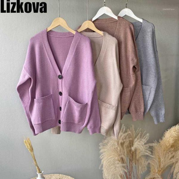 lizkova purple knitted cardigan women v-neck drop shoulder single breasted casual sweater coat pockets cardigan1, White
lizkova purple knitted cardigan women v-neck drop shoulder single breasted casual sweater coat pockets cardigan1, White