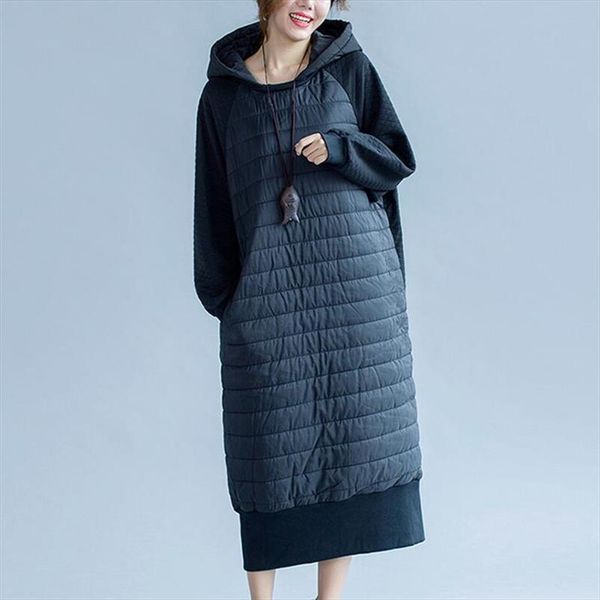 plus size l 6xl women winter 2020 female warm thicken long slimhooded jacket coat patchwork striped oversized maxi cotton coat, Black
plus size l 6xl women winter 2020 female warm thicken long slimhooded jacket coat patchwork striped oversized maxi cotton coat, Black