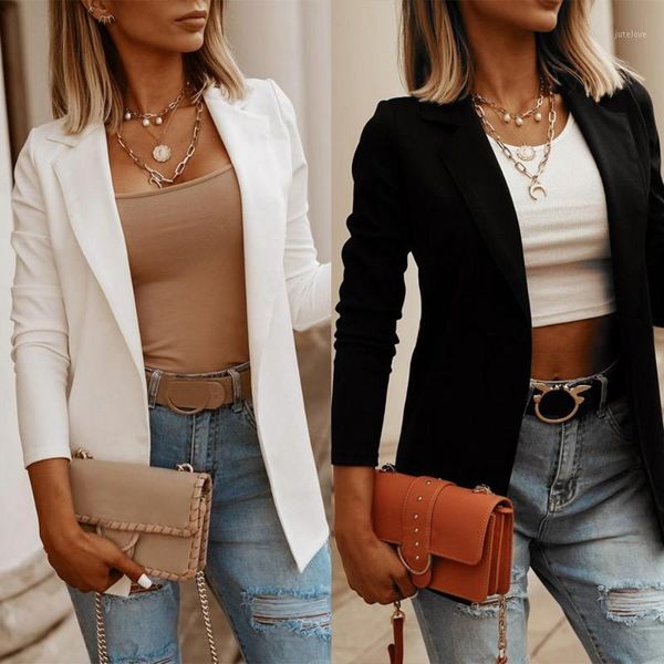 vintage stylish women loose long sleeve casual jacket ladies office wear coat blouse blazer abrigo de mujer1, White;black
vintage stylish women loose long sleeve casual jacket ladies office wear coat blouse blazer abrigo de mujer1, White;black