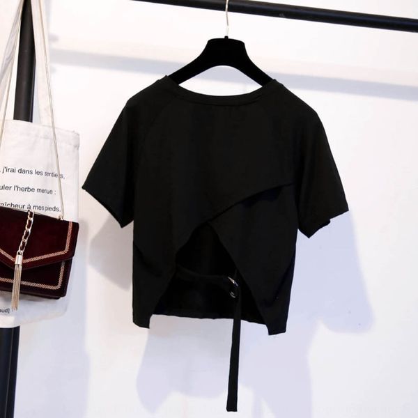 women's 2020 new coat, fashion short sleeve t-shirt women's ins net red irregular hollowed out bottoming watch out for sum, White
women's 2020 new coat, fashion short sleeve t-shirt women's ins net red irregular hollowed out bottoming watch out for sum, White
