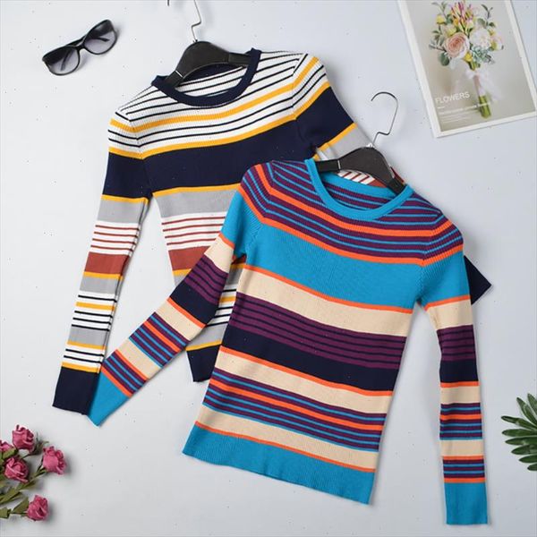 autumn and winter hit color striped womens sweater korean sweaters damen pullover long sleeve sweater vetement femme, White;black
autumn and winter hit color striped womens sweater korean sweaters damen pullover long sleeve sweater vetement femme, White;black