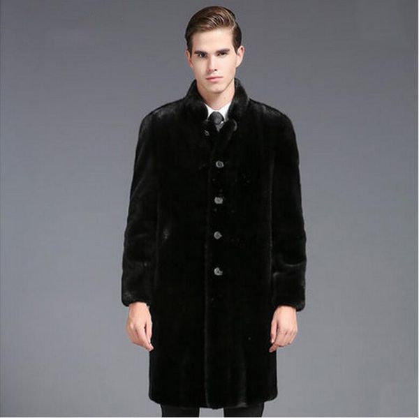autumn faux mink leather jacket mens winter thicken warm fur leather coat men long jackets jaqueta de couro fashion stand collar, Black
autumn faux mink leather jacket mens winter thicken warm fur leather coat men long jackets jaqueta de couro fashion stand collar, Black