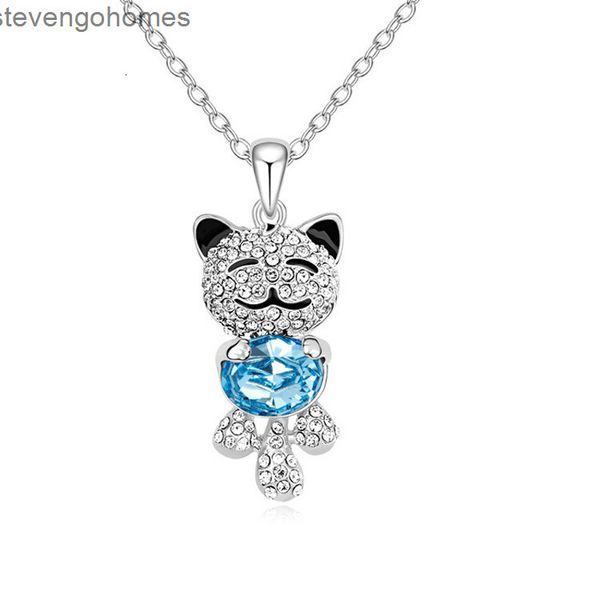 necklace shi bear jia angel element cartoon crystal diamond pendant fashion women's jewelry, Silver
necklace shi bear jia angel element cartoon crystal diamond pendant fashion women's jewelry, Silver