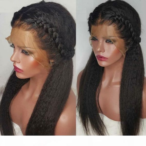 13x4 lace front wigs 100% brazilian human hair wigs lace frontal kinky straight remy hair 150% density pre plucked, Black;brown
13x4 lace front wigs 100% brazilian human hair wigs lace frontal kinky straight remy hair 150% density pre plucked, Black;brown