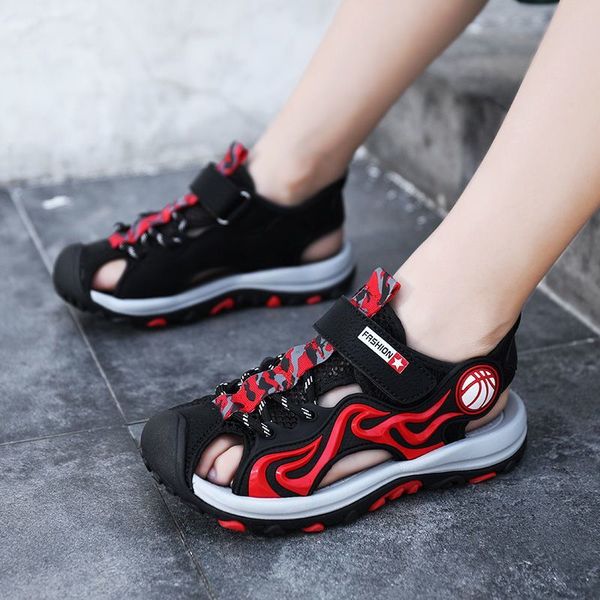 2020 fashion boys sandals children shoes school sports sandals summer new baotou soft bottom slip leather kids sandals for boy 1031, Black;red
2020 fashion boys sandals children shoes school sports sandals summer new baotou soft bottom slip leather kids sandals for boy 1031, Black;red