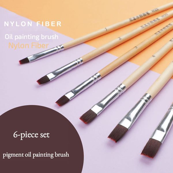 6pc level head watercolor Gouache brush set log color short rod claret Nylon fiber hair oil paint brush art Supplies stationery
6pc level head watercolor Gouache brush set log color short rod claret Nylon fiber hair oil paint brush art Supplies stationery