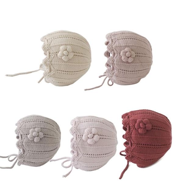 solid color flower baby knitted hat lace-up girls winter autumn hats princess windproof warm elastic kids bonnet accessories, Slivery;white
solid color flower baby knitted hat lace-up girls winter autumn hats princess windproof warm elastic kids bonnet accessories, Slivery;white