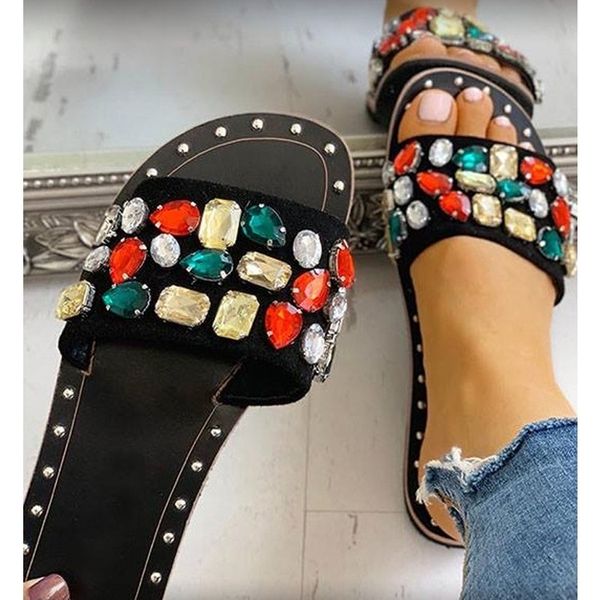 nan jiu mountain women leather summer wild outdoor slippers fashion rivet rhinestones plus size female flip flop y200624, Black
nan jiu mountain women leather summer wild outdoor slippers fashion rivet rhinestones plus size female flip flop y200624, Black