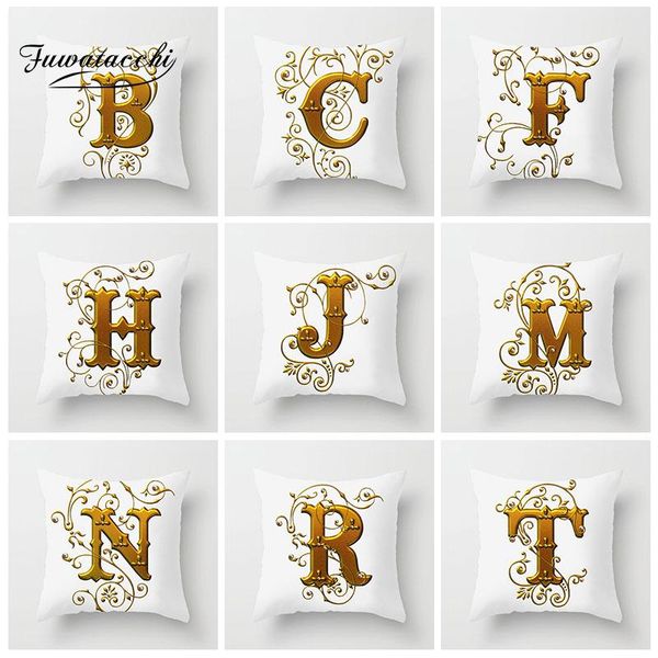 fuwatacchi letter english alphabet cushion cover gold for home living room decoration pillowcase 45cm*45cm cushion/decorative pillow
fuwatacchi letter english alphabet cushion cover gold for home living room decoration pillowcase 45cm*45cm cushion/decorative pillow