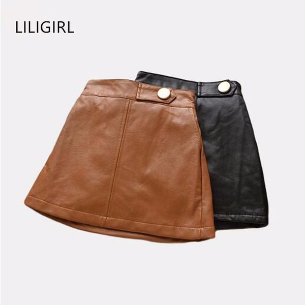 liligirl 2019 new baby girls skirts pu leather children's autumn clothing for kids button design skirt winter clothes y200704
liligirl 2019 new baby girls skirts pu leather children's autumn clothing for kids button design skirt winter clothes y200704