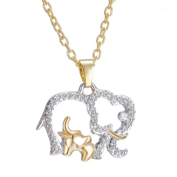 chains mother's day gift creative cute animal double elephant pendant necklace jewelry1, Silver
chains mother's day gift creative cute animal double elephant pendant necklace jewelry1, Silver