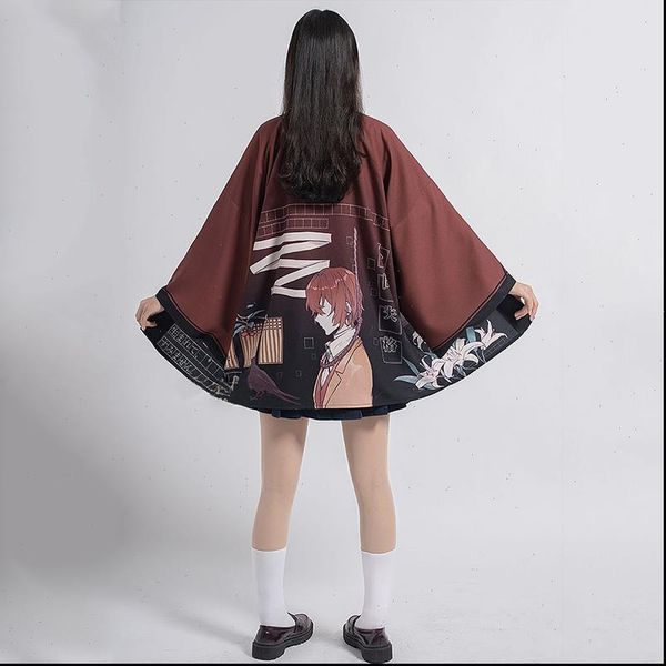 bungou stray dogs japanese kimonos woman kimono cardigan osamu dazai cosplay shirt blouse for women yukata summer kimono, White
bungou stray dogs japanese kimonos woman kimono cardigan osamu dazai cosplay shirt blouse for women yukata summer kimono, White