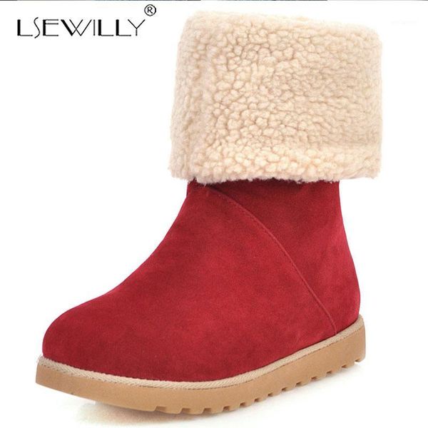 lsewilly 2020 round toe wedge low heel slip on all match mid calf boots winter flock platform casual warm fur women shoes k2991, Black
lsewilly 2020 round toe wedge low heel slip on all match mid calf boots winter flock platform casual warm fur women shoes k2991, Black