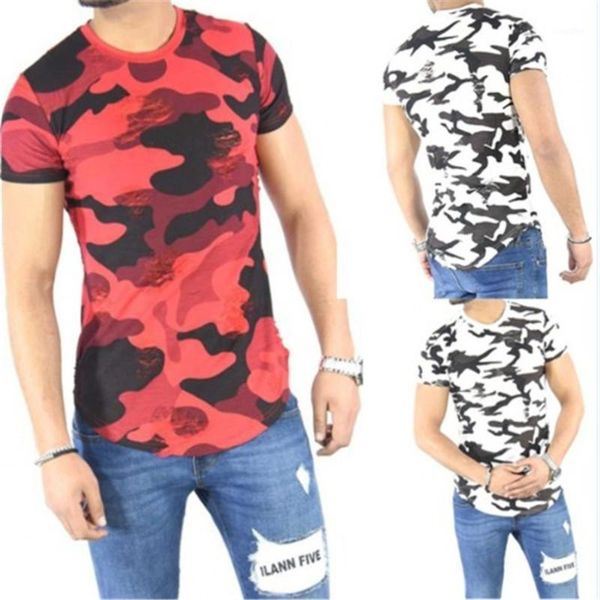 leisure sports fitness camouflage short-sleeved t-shirt summer thin short-sleeved t-shirt pattern round neck1, White;black
leisure sports fitness camouflage short-sleeved t-shirt summer thin short-sleeved t-shirt pattern round neck1, White;black