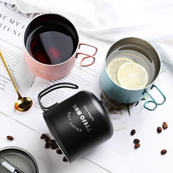 mugs nordic style metal coffee cup with lid office workers portable coffe milk breakfast tyeso mug tazze colazione caneca criativa
mugs nordic style metal coffee cup with lid office workers portable coffe milk breakfast tyeso mug tazze colazione caneca criativa