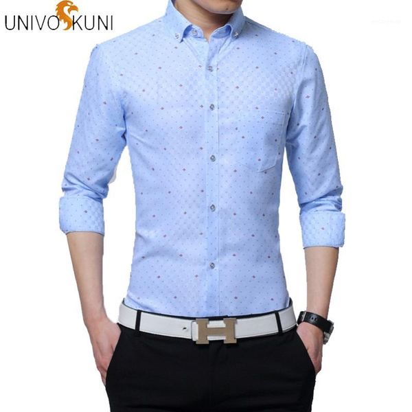univos kuni new arrival men's shirts fit slim casual homme long sleeve printed shirts square collar moda masulina camisas q51861, White;black 
univos kuni new arrival men's shirts fit slim casual homme long sleeve printed shirts square collar moda masulina camisas q51861, White;black