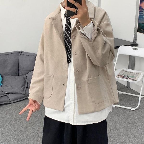 men's suits & blazers autumn and winter ins small suit male korean version loose casual trend student handsome jacket, White;black
men's suits & blazers autumn and winter ins small suit male korean version loose casual trend student handsome jacket, White;black