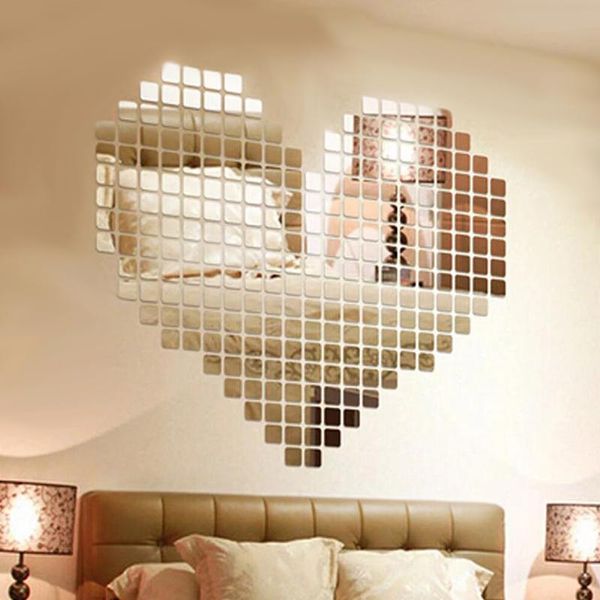 wall stickers 100 pieces/set plastic diy self-adhesive tile 3d mirror decal mosaic effect for living room decorations
wall stickers 100 pieces/set plastic diy self-adhesive tile 3d mirror decal mosaic effect for living room decorations
