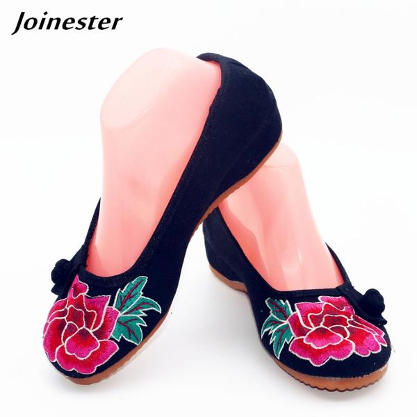 spring flower embroidered leisure women shoe chinese traditional button cotton fabric casual shoe canvas vintage wedges pumps, Black
spring flower embroidered leisure women shoe chinese traditional button cotton fabric casual shoe canvas vintage wedges pumps, Black