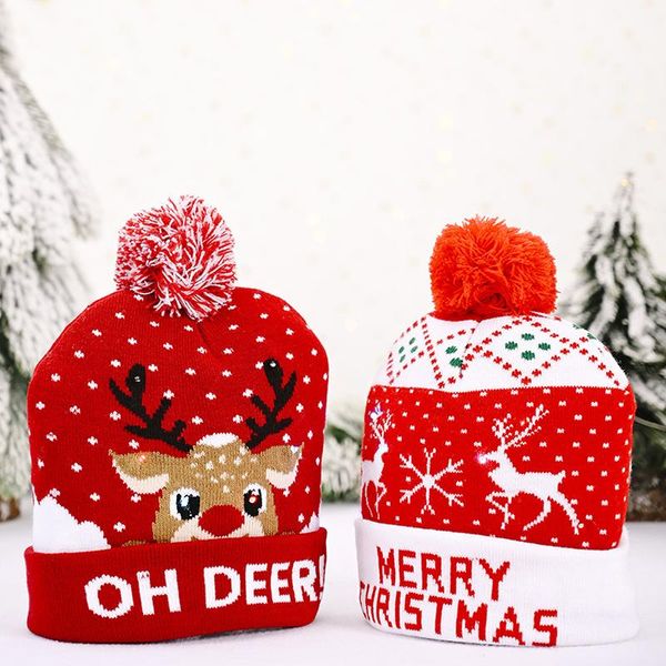 christmas knitted wool hat with light luminescent cap high elastic warm headgear for xmas new year festival
christmas knitted wool hat with light luminescent cap high elastic warm headgear for xmas new year festival