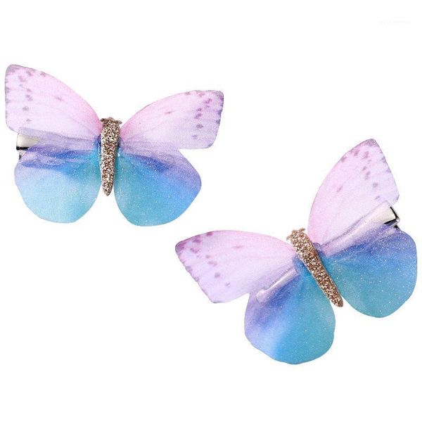 hair accessories 2pcs/pack fashion design girls beautiful colorful simulation butterfly clips sweet women kids hairpins1, Slivery;white
hair accessories 2pcs/pack fashion design girls beautiful colorful simulation butterfly clips sweet women kids hairpins1, Slivery;white