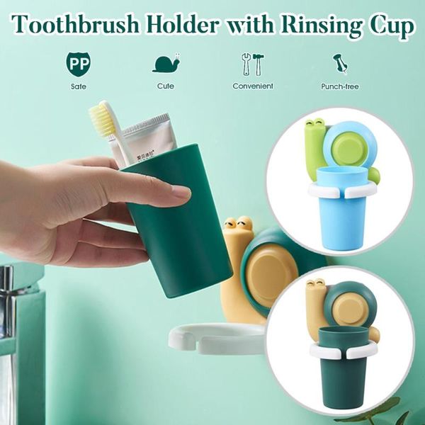 bath accessory set 1pcs snail animal toothbrush holder bathroom cartoon toothpaste wall mounted rack container organizer
bath accessory set 1pcs snail animal toothbrush holder bathroom cartoon toothpaste wall mounted rack container organizer