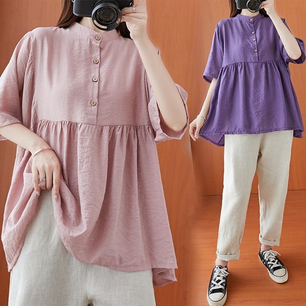 literature art hemp women stand collar mid sleeve loose fall cotton and linent-shirt cotton linen2020 new casual linen five point sl, White
literature art hemp women stand collar mid sleeve loose fall cotton and linent-shirt cotton linen2020 new casual linen five point sl, White