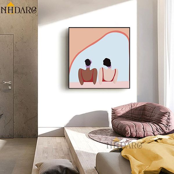 nhdarc style nordic scandinavian fresh sweet cute character illustration canvas print painting poster wall picture home decor
nhdarc style nordic scandinavian fresh sweet cute character illustration canvas print painting poster wall picture home decor