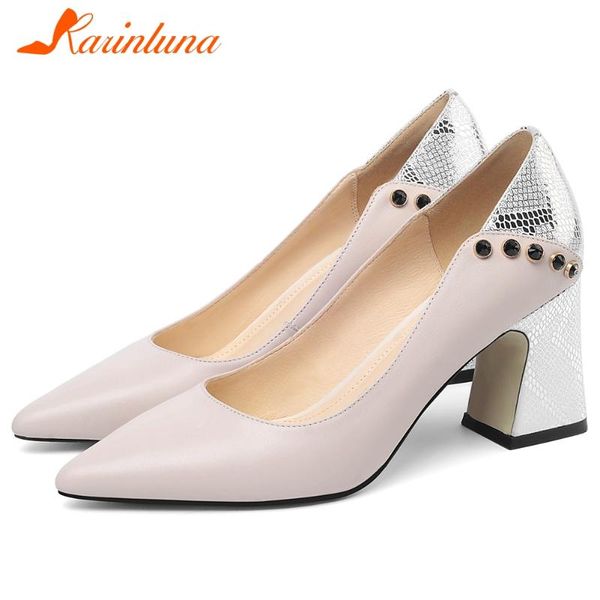 karin new cool mixed-color patchwork office pumps high heels concise pumps women genuine leather shoes woman, Black
karin new cool mixed-color patchwork office pumps high heels concise pumps women genuine leather shoes woman, Black